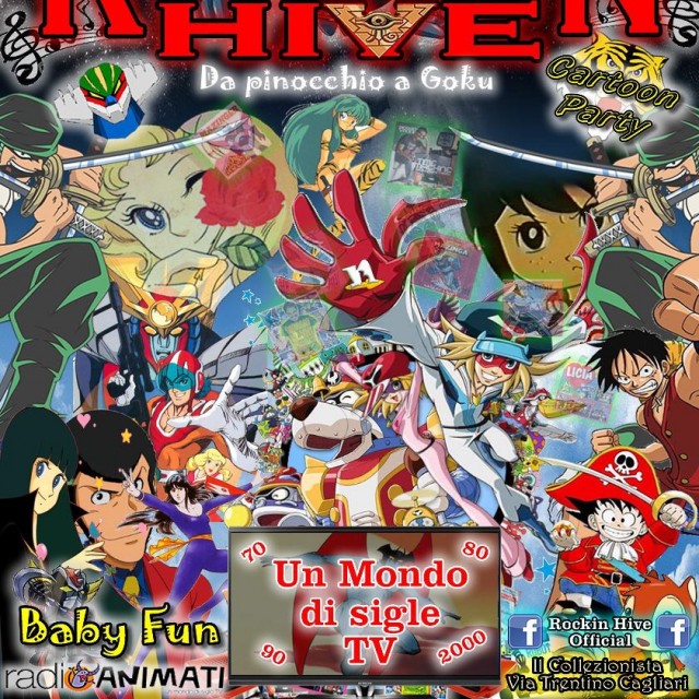 Musica live con Rockin Hive e le sigle dei cartoni animati