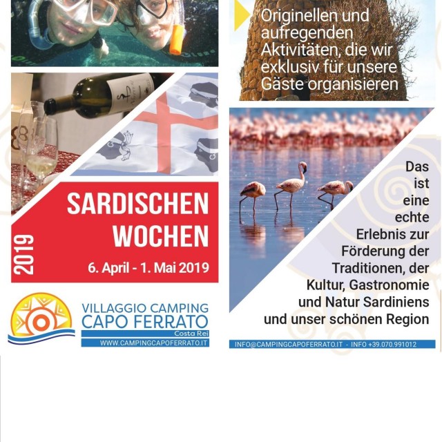 6. April -1. Mai mit der „Sardischen Wochen“